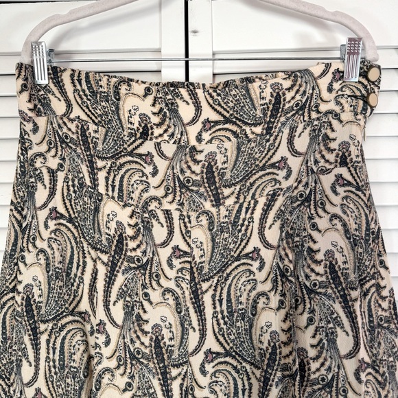 Anthropologie Paisley Harem Balloon Pants High Rise Elastic Hem Size Medium - Picture 3 of 13